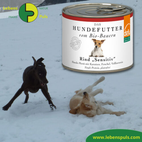 Defu Felderzeugnisse Bio Hundefutter Nassfutter Rind Sensitiv
