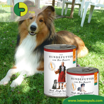 Defu Felderzeugnisse Bio Hundefutter Nassfutter Rind High Sensitiv Getreidefrei