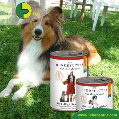 Defu Felderzeugnisse Bio Hundefutter Nassfutter Rind High Sensitiv Getreidefrei