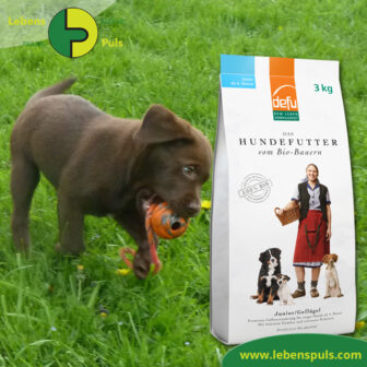 Defu Felderzeugnisse Bio Hundefutter Trockenfutter Junior Gefluegel