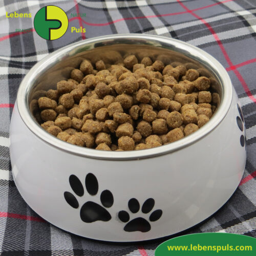 Defu Felderzeugnisse Bio Hundefutter Trockenfutter Adult Mini Gefluegel Napf