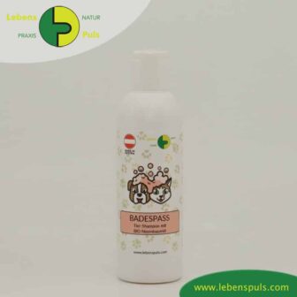 Badespass Hunde Shampoo Katzen Shampoo mit Neembaumöl mit Kippverschluss LebensPuls
