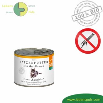 Defu Premium Katzenfutter Nassfutter getreidefrei BIO Gans 200g