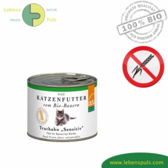 Defu Premium Katzenfutter Nassfutter getreidefrei BIO Truthahn 200g