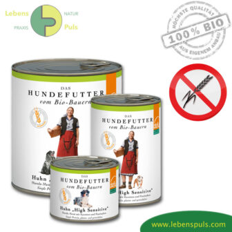 Defu High Sensitive Premium Hundefutter Nassfutter getreidefrei BIO Huhn 200g, 410g, 820g