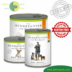 Sensitive Premium Hundefutter | Nassfutter | gesundes BIO Huhn | defu