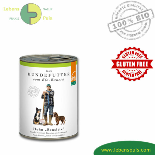 Defu Sensitive Premium Hundefutter Nassfutter BIO Huhn 410g