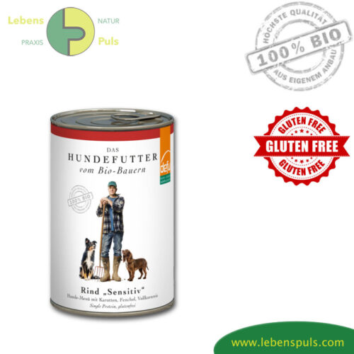 Defu Sensitive Premium Hundefutter Nassfutter BIO Rind 410g