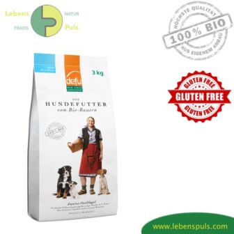 Defu Premium Hundefutter Trockenfutter BIO Geflügel Junior, 3kg