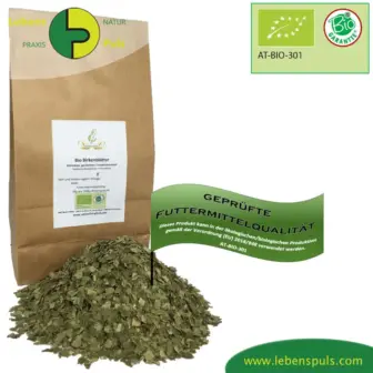 Einzelfuttermittel Natürlich Pferd BIO Birkenblätter blutreinigend harntreibend