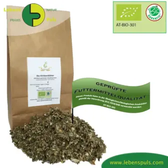 Einzelfuttermittel Natürlich Pferd BIO Himbeerblätter blutreinigend schwerzstillend entzündungshemmend