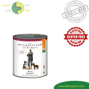 Defu Sensitive Premium Hundefutter Nassfutter BIO Ente 820g