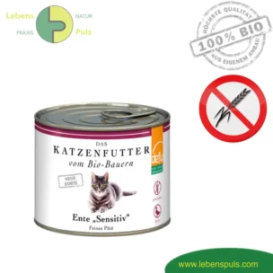 Defu Sensitive Premium Katzenfutter Nassfutter BIO Ente 200g