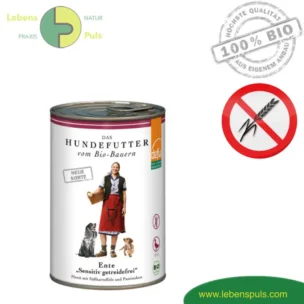 Defu High Sensitive Premium Hundefutter Nassfutter getreidefrei BIO Ente 410g