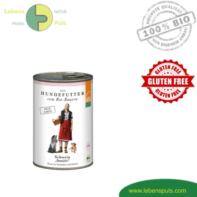 Defu Sensitive Premium Hundefutter Nassfutter BIO Schwein 410g